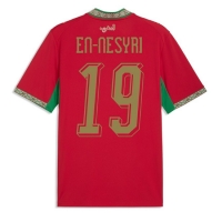 Camiseta Marruecos Youssef En-Nesyri #19 Primera Equipación Replica Mundial 2026 mangas cortas